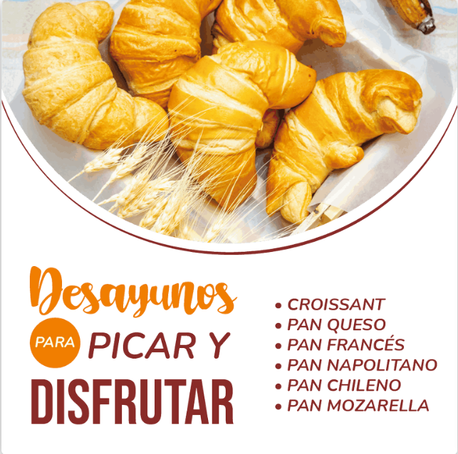 Desayunos Panadería Pan Caliente